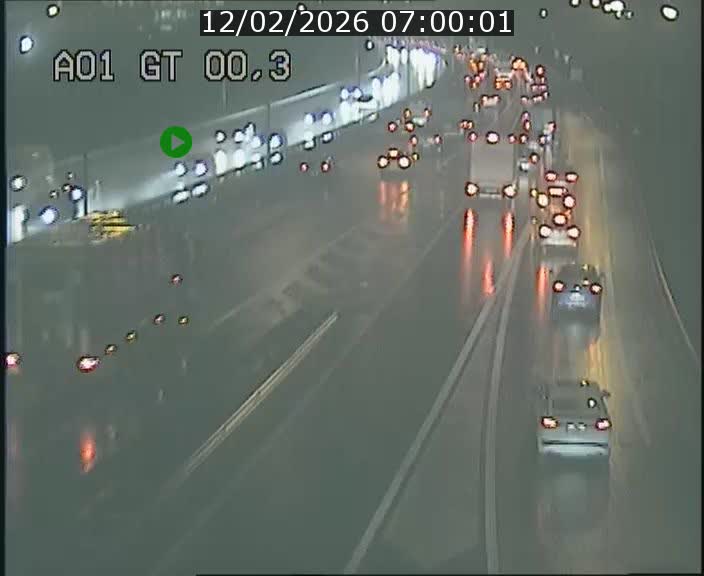 Traffic live webcam Luxembourg Croix de Gasperich - A1 direction Kirchberg - BK 0.3