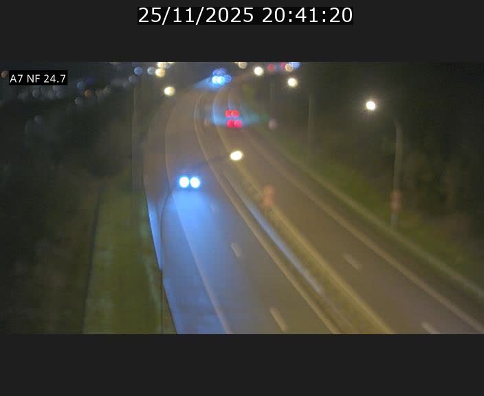 Caméra trafic Luxembourg - A7, Schieren direction Mersch