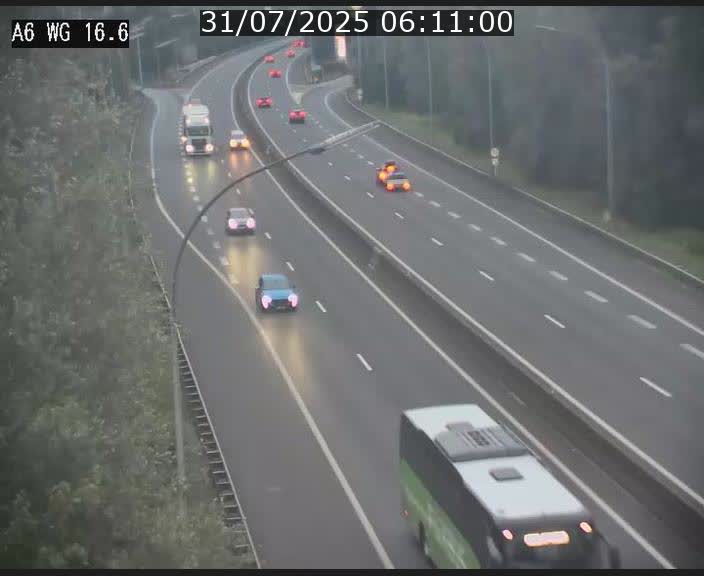 Traffic live webcam Luxembourg Aire de Capellen - A6 - BK 16.6 - direction Luxembourg/France/Allemagne