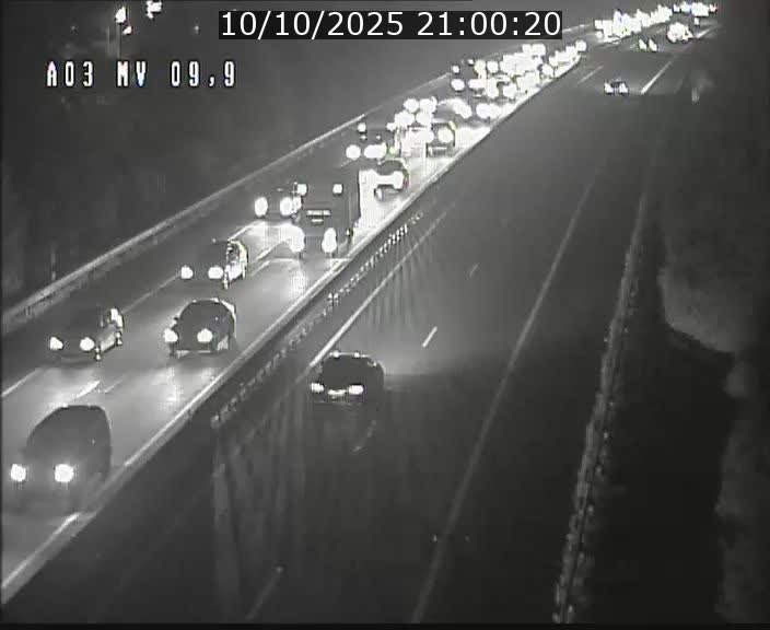Webcam Autoroute à la Croix de Bettembourg - A3 - BK 9.9 - direction Luxembourg-Ville