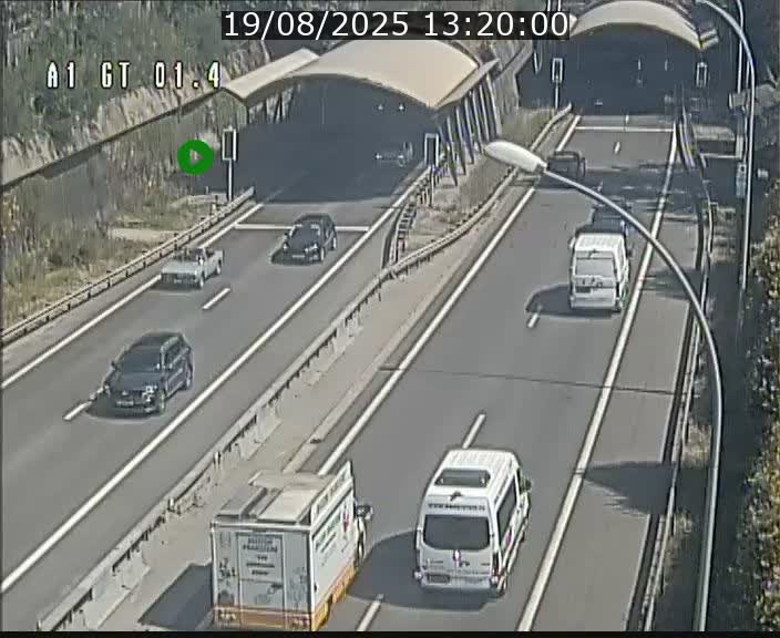 Traffic live webcam Luxembourg Hesperange - A1 direction Kirchberg - BK 1.4