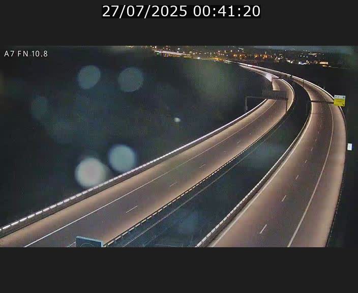 Caméra trafic Luxembourg - A7, Tunnel Gousselerbierg, sortie sud, direction rond-point Lorentzweiler (BK 10.8)