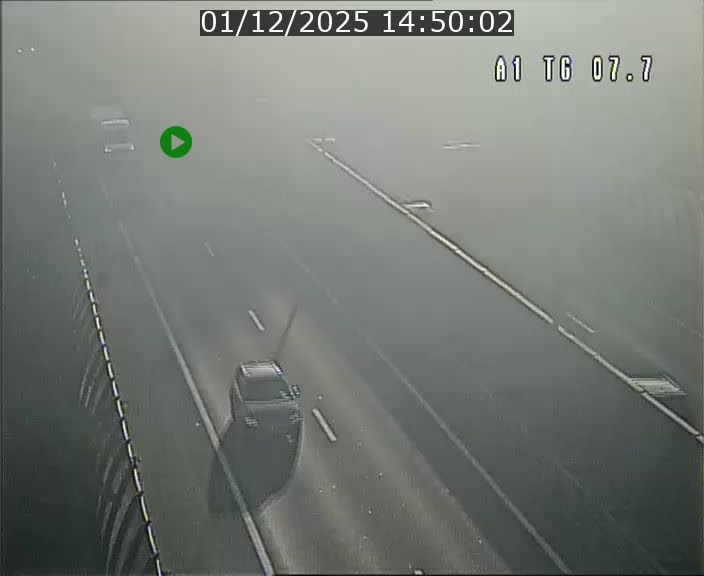 Traffic live webcam Luxembourg Kirchberg - A1 direction Luxembourg-ville - BK 7.7