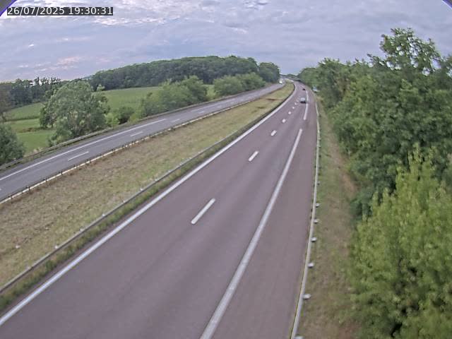 Caméra autoroute France - A31, Fey direction Metz