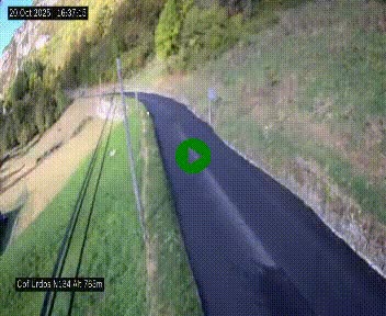 Webcam dans les Pyrénées Atlantique au niveau du col d'Urdos et du fort du Pourtalet sur la N134, en direction du Col et du tunnel du Somport, à 765 mètres d'altitude