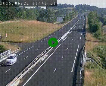 Caméra autoroutière France - A75, Coren, en direction de Montpellier