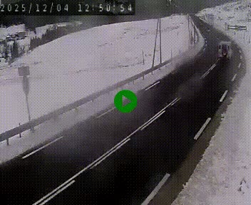 Webcam routière au niveau du col de la Chavade en Ardèche, sur la N102 à 1266 mètres d'altitude