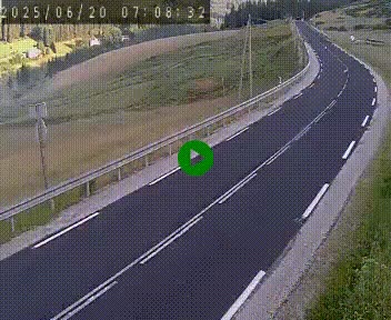 Webcam routière au niveau du col de la Chavade en Ardèche, sur la N102 à 1266 mètres d'altitude