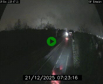 Webcam sur le périphérique de Nantes (N844) après la Porte de Bouguenais, à l'ouest de la ville