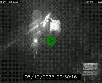 Webcam sur la N165 après le Pont de l'Iroise, à l'entrée de Brest