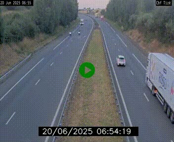 Webcam sur le périphérique de Rennes (N136) à hauteur de Tizé, à l'est de la ville