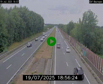 Webcam sur le périphérique de Rennes (N136) à hauteur de Maurepas, au nord de la ville