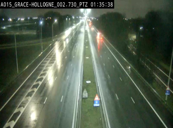 Caméra trafic Belgique - Grâce-Hollogne - E42, jonction avec A604, direction Loncin/Aéroport de Liège - BK 3.2