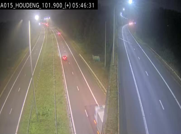 Webcam autoroute Belgique - Houdeng-Goegnies - Jonction E19/E42 direction Tournai/Mons - BK 101.85