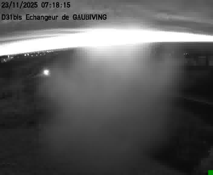 Dispositif d’observation sur D31bis (France) à Gaubiving, en direction de Sarreguemines, offrant une visualisation fiable des conditions de circulation.