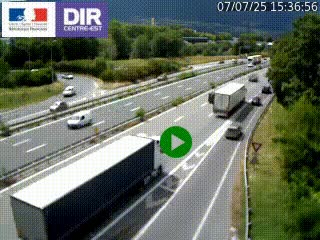 Webcam sur la Nationale 201 à hauteur de la sortie Chambéry-Nord, avant à la jonction entre l'A41 et l'A43, en direction de Lyon