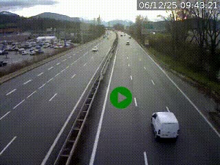 Caméra routière à hauteur des centres commerciaux et de la sortie 14 en direction d'Albertville