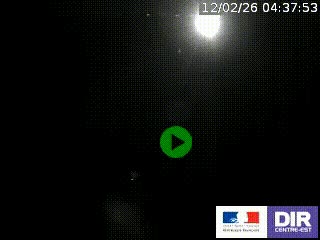 Webcam routière sur la RN7 à hauteur de Toulon-sur-Allier, entre Moulins et Vichy