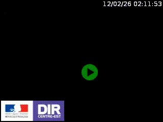 Webcam au niveau du col de Bois Clair à hauteur de Cluny sur la N79. Vue orientée vers Mâcon