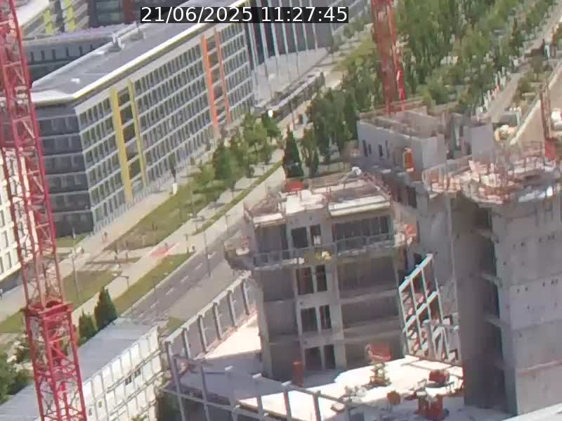 Webcam sur l'avenue John Fitzgerald Kennedy (N51) avec vue orientée vers le Findel