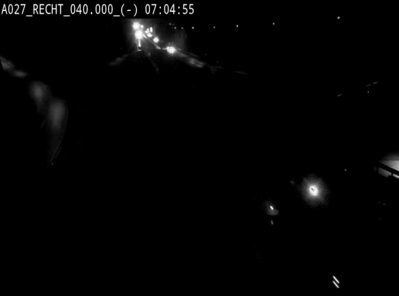 Webcam A27/E42 à hauteur de la sortie 13 Recht à proximité de Malmedy. Vue orientée vers Malmedy et Liège