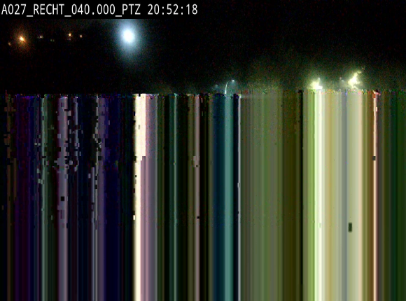 Webcam sur A27/E42 après Malmedy. Vue orientée vers l'Allemagne