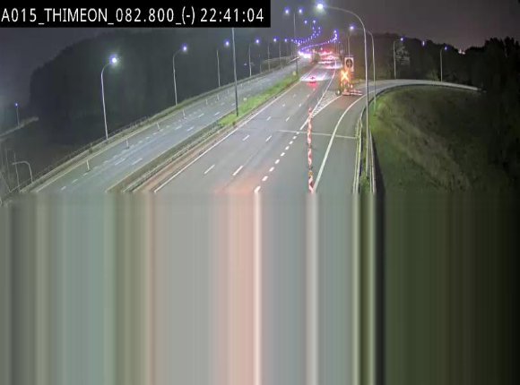 Caméra trafic Belgique - Thiméon - E42, jonction avec A54 (E420) direction La Louvière/Charleroi - BK 82.82