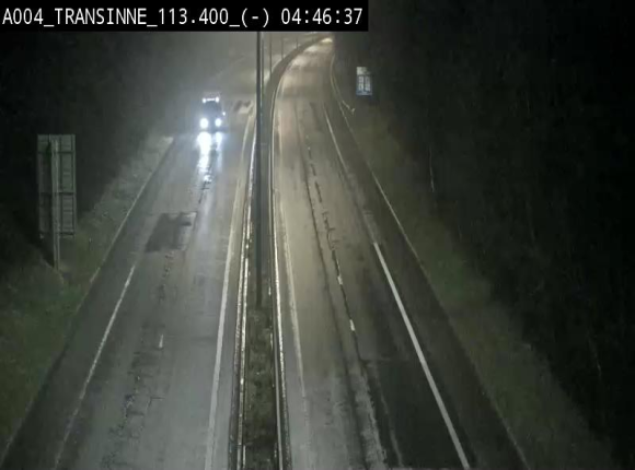Caméra trafic E411 (A4) - Transinne direction Namur - BK 113.425