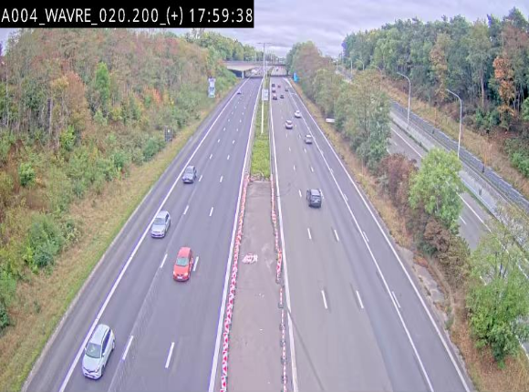 Webcam @ Wavre-sud KP 19.6, A4/E411