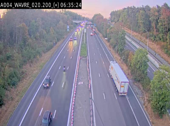 Webcam @ Wavre-sud KP 19.6, A4/E411